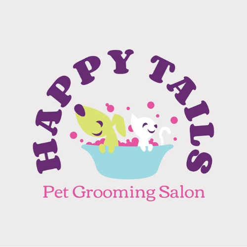 Happy Tails Pet Grooming Salon Dunmanway Logo